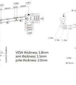 Manhattan nosač monitora 13"-32"