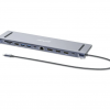 Manhattan docking USB-C 12-in-1 Triple Monitor 4K