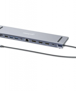 Manhattan docking USB-C 12-in-1 Triple Monitor 4K