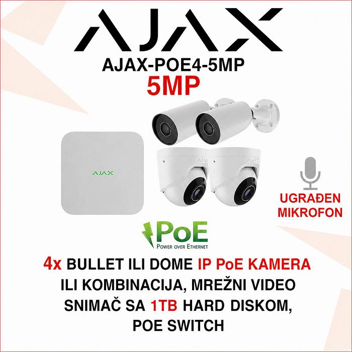 ajax-5mp-ip-poe-set-za-video-nadzor-sa-4-kamere-ajax-poe4-5m-ajax-poe4-5mp_11778 AJAX 5MP IP POE SET ZA VIDEO NADZOR SA 4 KAMERE AJAX-POE4-5MP - Slika 1