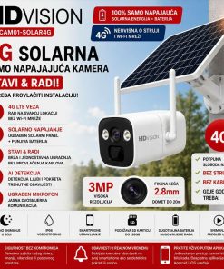 HDVISION 4G BEŽIČNA AI KAMERA SA SOLARNIM PANELOM NV-CAM01-SOLAR4G