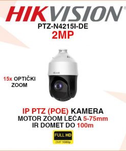 HIKVISION 2MP IP POE PTZ KAMERA SA 15X ZUMIRANJEM PTZ-N4215I-DE
