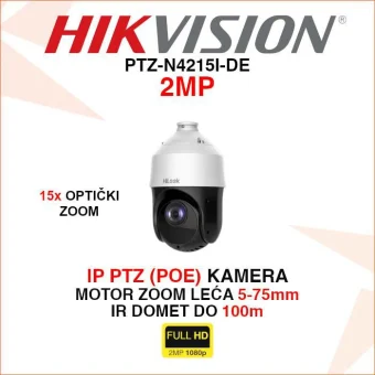 HIKVISION 2MP IP POE PTZ KAMERA SA 15X ZUMIRANJEM PTZ-N4215I-DE