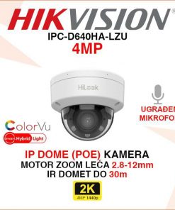 HIKVISION 4MP SMART HYBRID LIGHT MOTOR ZOOM IP KAMERA IPC-D640HA-LZU