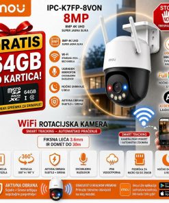 IPC-K7FP-8V0N IMOU CRUISER SC 4K BEŽIČNA WIFI ROTACIJSKA KAMERA