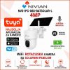 NIVIAN 4MP SOLARNA ROTACIJSKA AI WIFI KAMERA NVS-IPC-08S-BATSOLAR-L