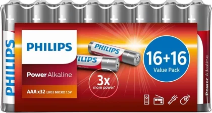Philips baterije AAA 16+16