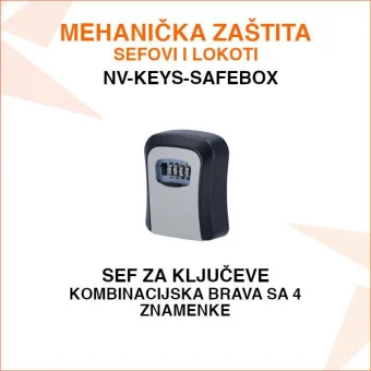 SEF ZA KLJUČEVE NA ŠIFRU NV-KEYS-SAFEBOX
