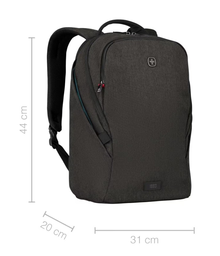 194465-57_611642_1 Wenger ruksak MX Light za prijenosnike 16", 21 L, crni - Slika 1