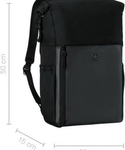 Wenger ruksak UrbanOne Roll-Top za prijenosnik do 15.6", crni