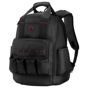 Wenger ruksak Tool Backpack Advanced sa pretincom za alat (bez alata) i prijenosnik do 16", crni