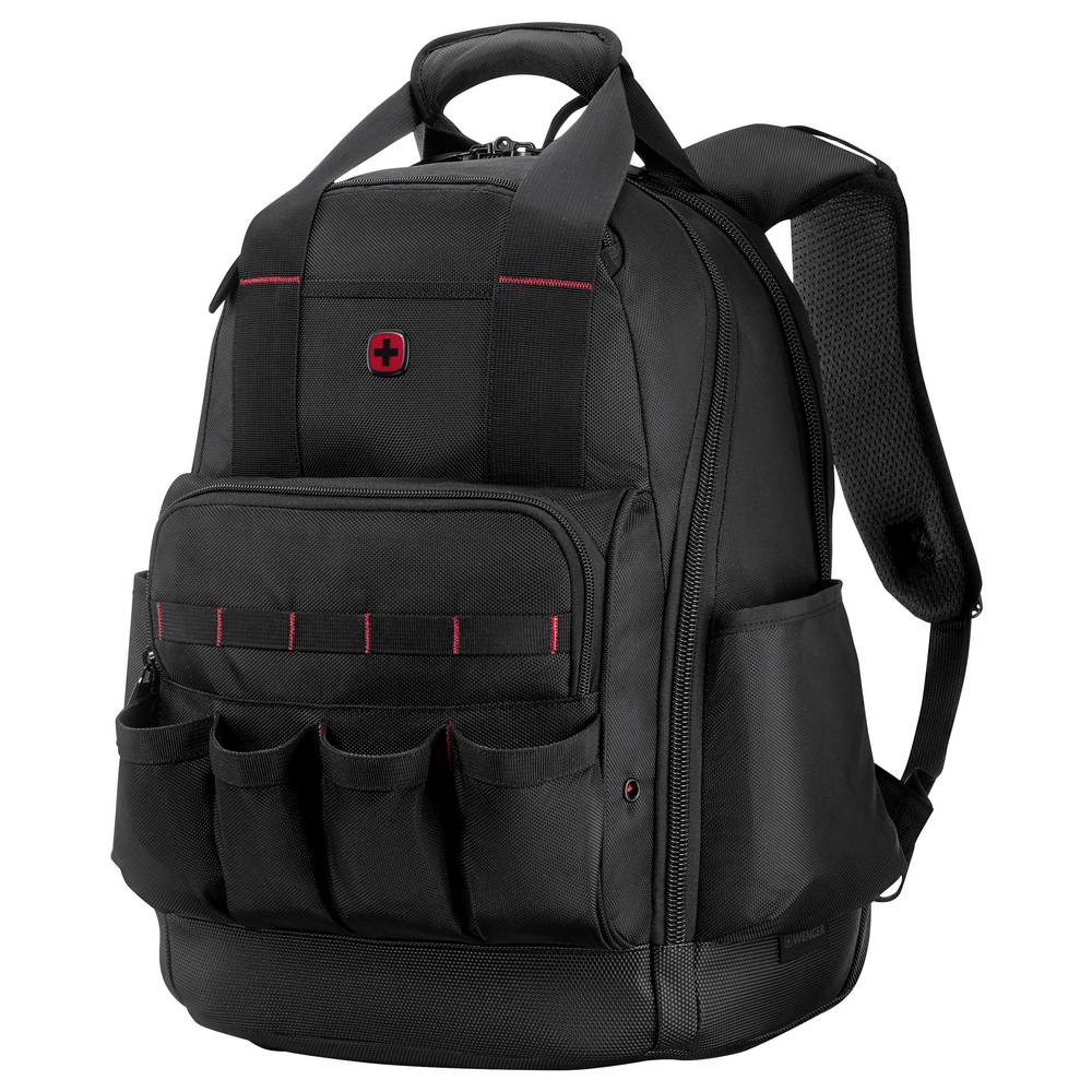 Wenger ruksak Tool Backpack Advanced sa pretincom za alat (bez alata) i prijenosnik do 16", crni
