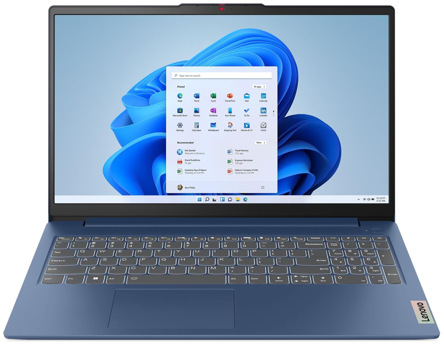 Lenovo IdeaPad Slim 3 15.6" FHD, AMD Ryzen 3 7320U, 16GB DDR5, 1TB SSD, AMD Radeon, WiFi/BT, Win 11 Pro (82XQ010ESC-W11P)