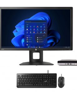 HP MP9 G4 i5-8500T, 8GB, 250GB SSD + HP Z27i 27'' 2k monitor + tikovnica i miš