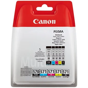 Canon multipack PGI-570 + CLI-571 B C M Y
