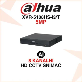 DAHUA 8 KANALNI WIZSENSE 5MP VIDEO SNIMAČ XVR-5108HS-I3/T