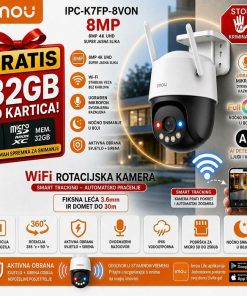 IPC-K7FP-8V0N IMOU CRUISER SC 4K BEŽIČNA WIFI ROTACIJSKA KAMERA