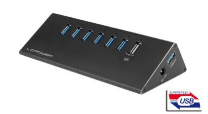 LC-Power 7x USB 3.0 hub + strujni adapt