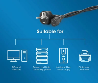 Manhattan kabel za napajanje C13 na CEE 7/7