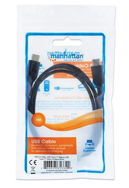 Manhattan kabel USB 2.0 Type-C