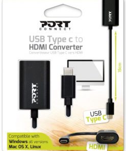 Port adapter USB-C M -> HDMI F