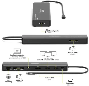 Port docking travel  USB-C