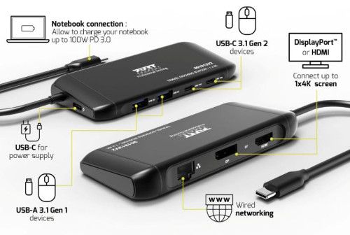 Port docking travel USB-C