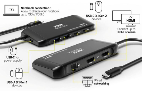 Port docking travel USB-C