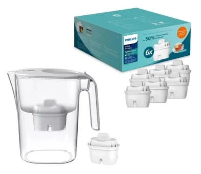Philips AWP2933WHT vrč 2.6L + 6 filtera
