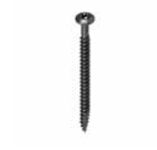 Wood screw pan head 6 x 80