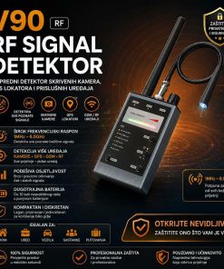 DETEKTOR SKRIVENIH KAMERA, GPS LOKATORA I PRISLUŠNIH UREĐAJA V90