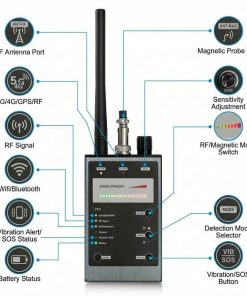 DETEKTOR SKRIVENIH KAMERA, GPS LOKATORA I PRISLUŠNIH UREĐAJA V90 - Slika 2