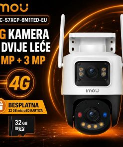 IPC-S7XCP-6M1TED-EU IMOU CRUISER DUAL 2C 4G 6MP AI ROTACIJSKA KAMERA
