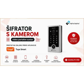 Šifrator sa kamerom i smartphone aplikacijom!