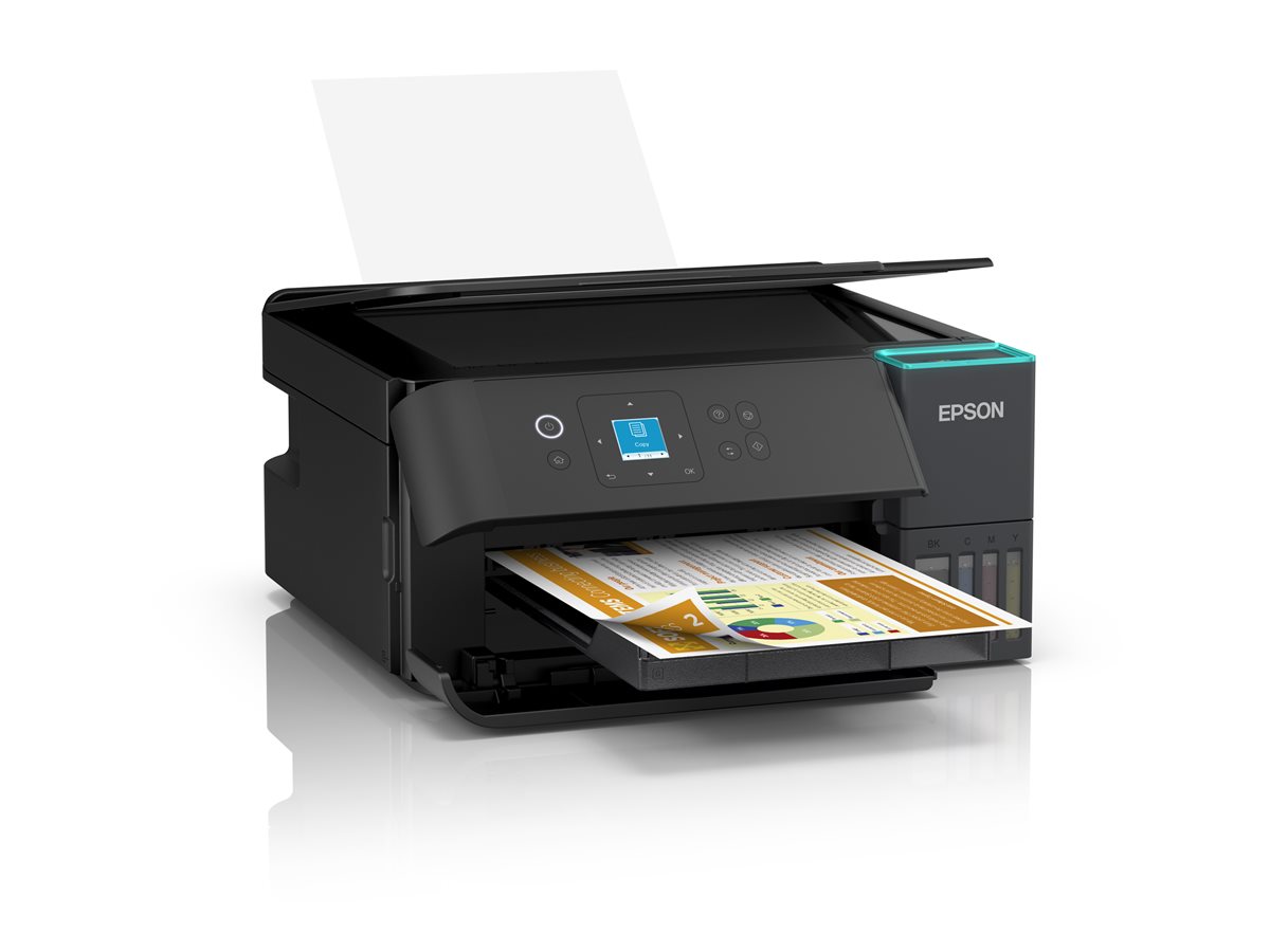 Epson EcoTank L4360 Print/Scan/Copy A4,1200 x 2400, WiFi, RJ45, USB B, crni