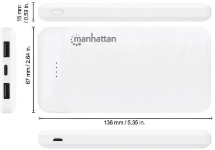 Manhattan powerbank 10000mAh