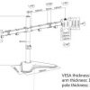 Manhattan nosač monitora 13"-32"