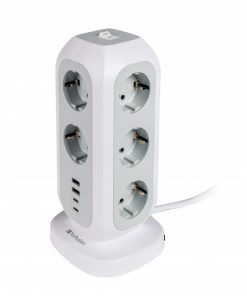Verbatim EU Power Tower EUPT-01 11xAC / 2xUSB / 2xType-C