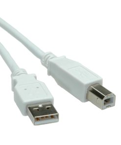 Roline VALUE USB2.0 kabel TIP A-B M/M, 3.0m, bijeli
