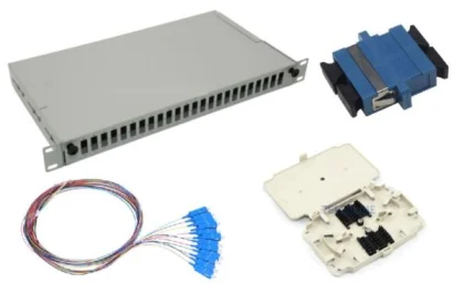 NFO Patch Panel 1U 19" Pull-out - Singlemode 24x SC UPC Duplex Adapter Pigtail kazeta SET