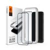 Spigen Glas tR ALM FC Black, zaštitno staklo za ekran telefona, 2 kom + okvir za instalaciju - iPhone 12 Pro Max