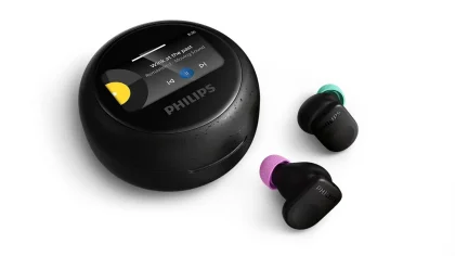 Philips retro in-ear BT slušalice TAMS3BK, crne