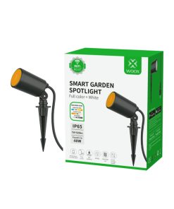WOOX WiFi Smart LED vrtna svijetiljka RGB+CCT, 7W, 520lm, 3000K-6500K, Amazon Alexa i Google Assistant (R5147)