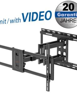 Transmedia Swivel TV wall mount, 43" - 100", up to 80kg