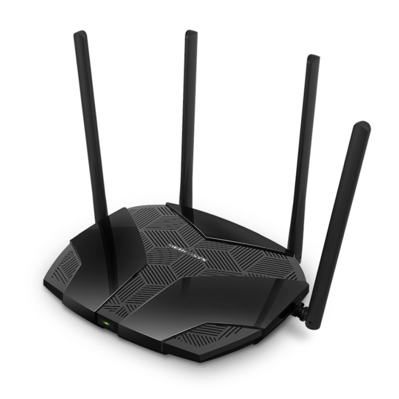 Mercusys MR70X AC1800X bežični usmjerivač (Dual-Band WiFi6 Router) 574Mbps/1201Mbps (2.4GHz/5GHz), 802.11ax/ac/a/b/g/n, 3×G-LAN, 1×G-WAN, MU-MIMO, 4×5 dBi fiksne omni-direkcione antene