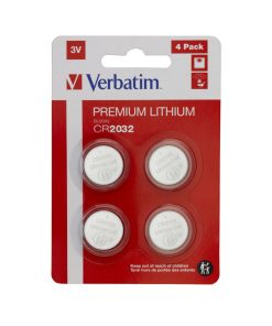 Verbatim CR2032 Lithium baterija, 3V (4 kom./pakiranje)