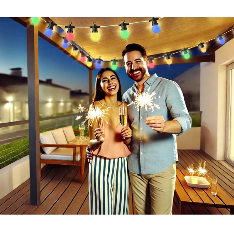 WOOX WiFi Smart LED Smart Party Lighting String 5.5W, IP65, 9m