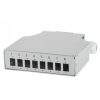 NFO Patch Panel DIN Rail, 8x SC Simplex LC Duplex
