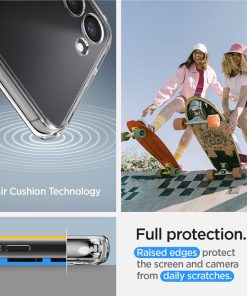 Spigen Ultra Hybrid, zaštitna maska za telefon, prozirna - Samsung Galaxy S23