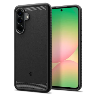 Spigen Rugged Armor, matte black - Samsung Galaxy A25 5G (ACS09225)
